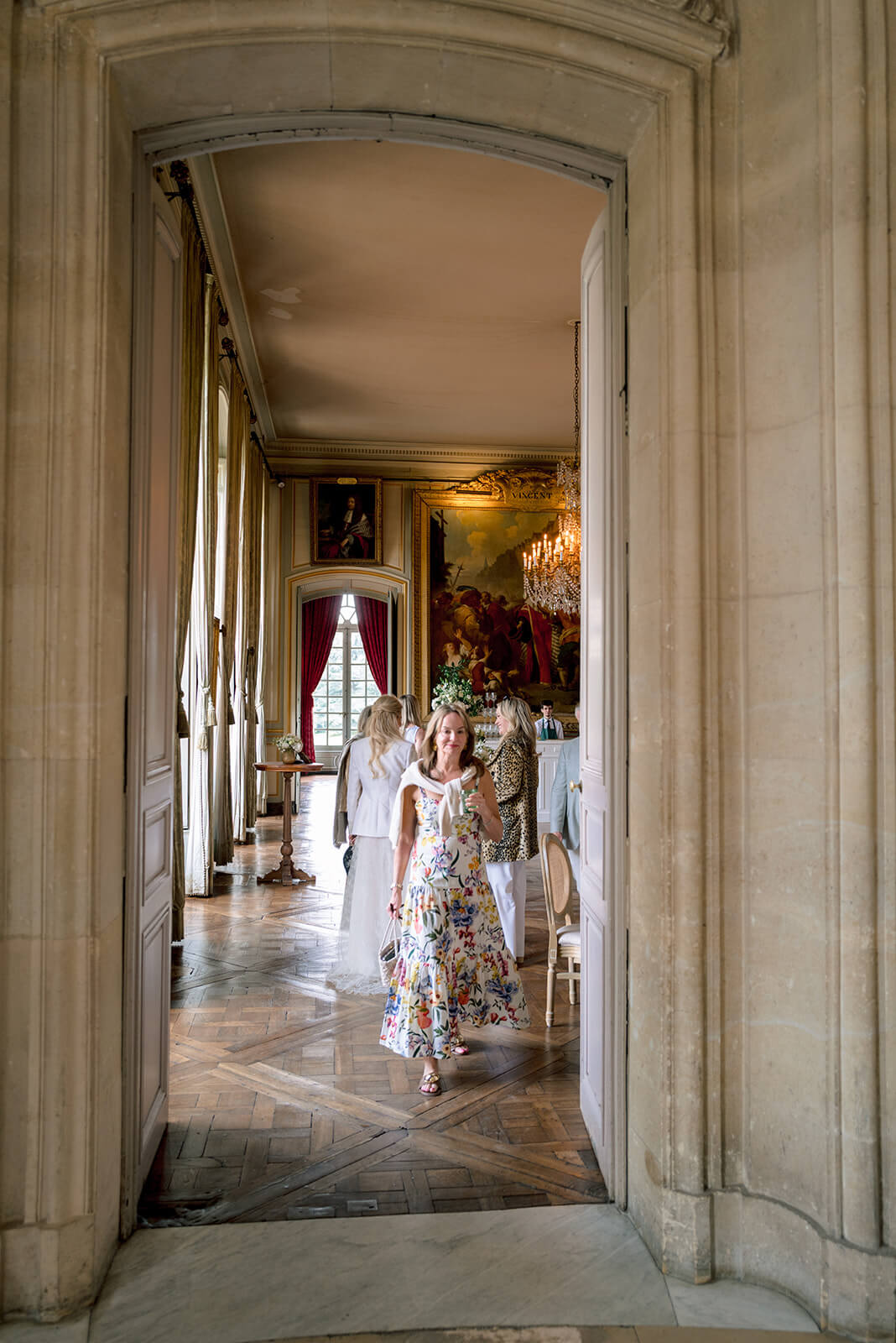 Karen Anderson at Chateau de Champlatreux